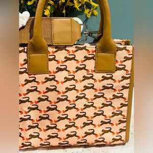 NEW 100% COTTON CROSSBODY BAG